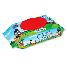 Cure Baby Wipes - 72 pc