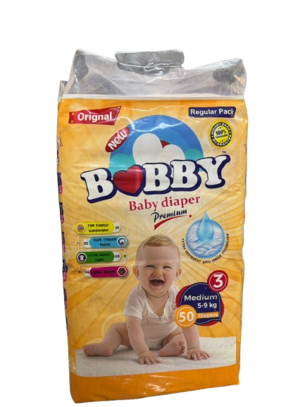 Bobby Baby Diaper - 50pc