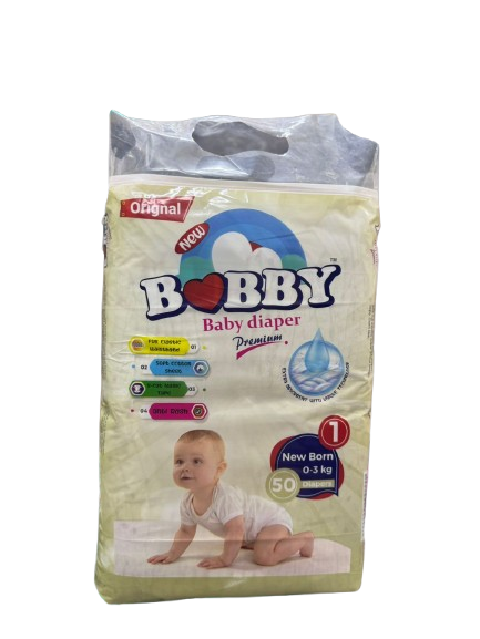 Bobby Baby Diaper - 50pc