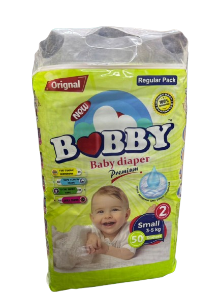 Bobby Baby Diaper - 50pc