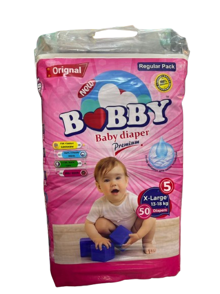 Bobby Baby Diaper - 50pc