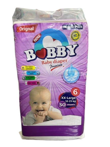 Bobby Baby Diaper - 50pc