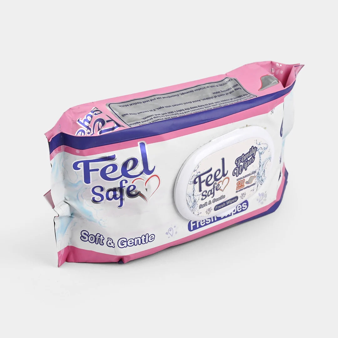 Feel Safe Baby Wipes - 120 Sheets