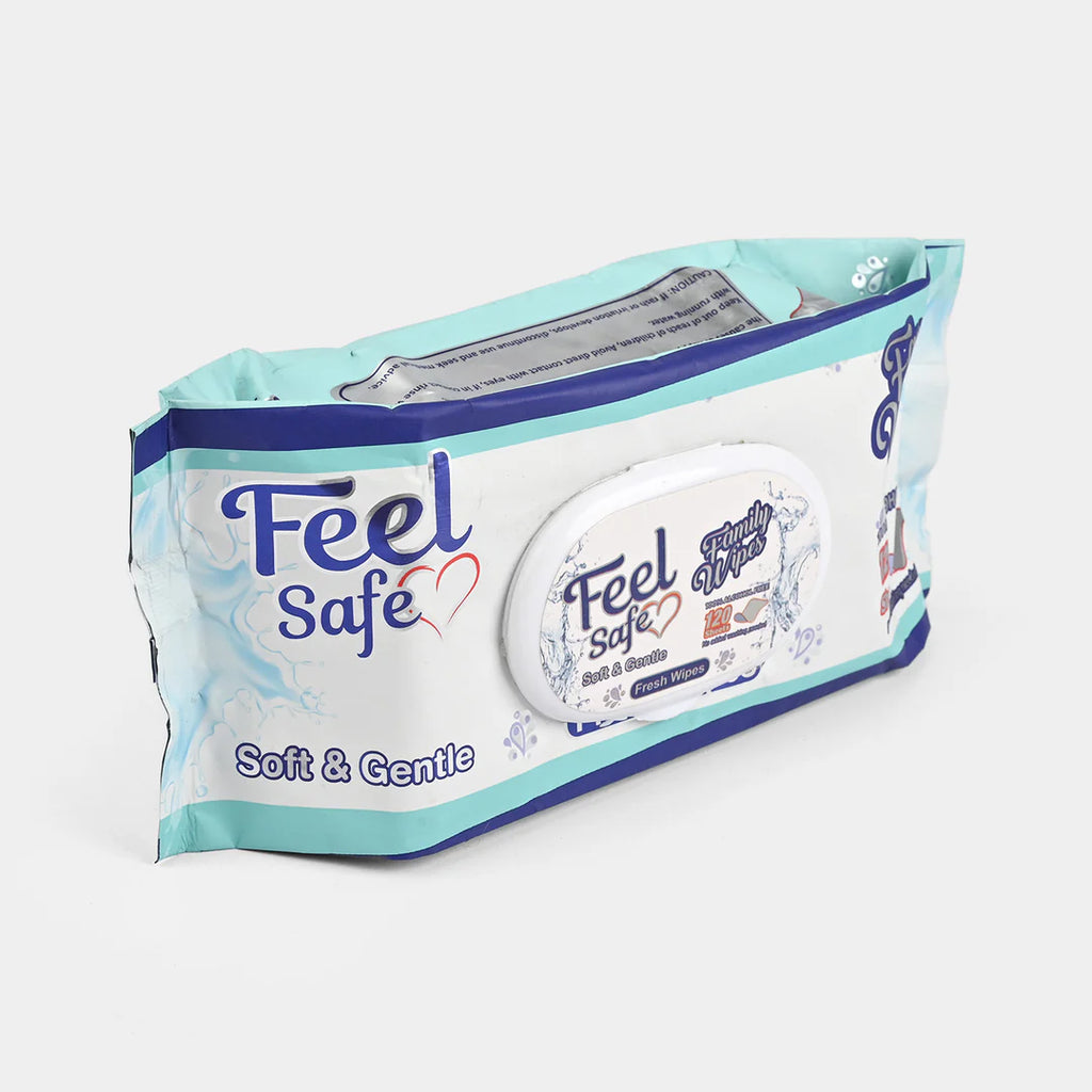 Feel Safe Baby Wipes - 120 Sheets
