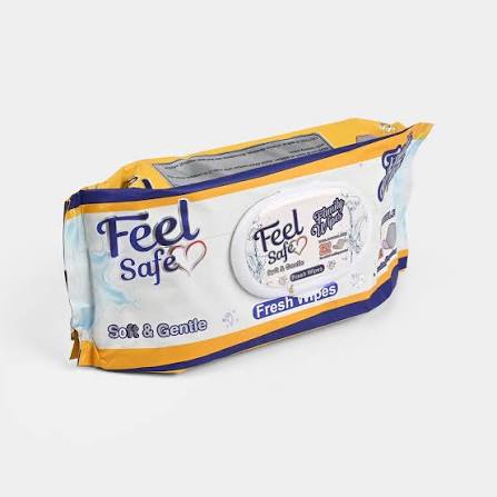 Feel Safe Fresh Wipes – 120 Sheets (Soft &amp; Gentle)