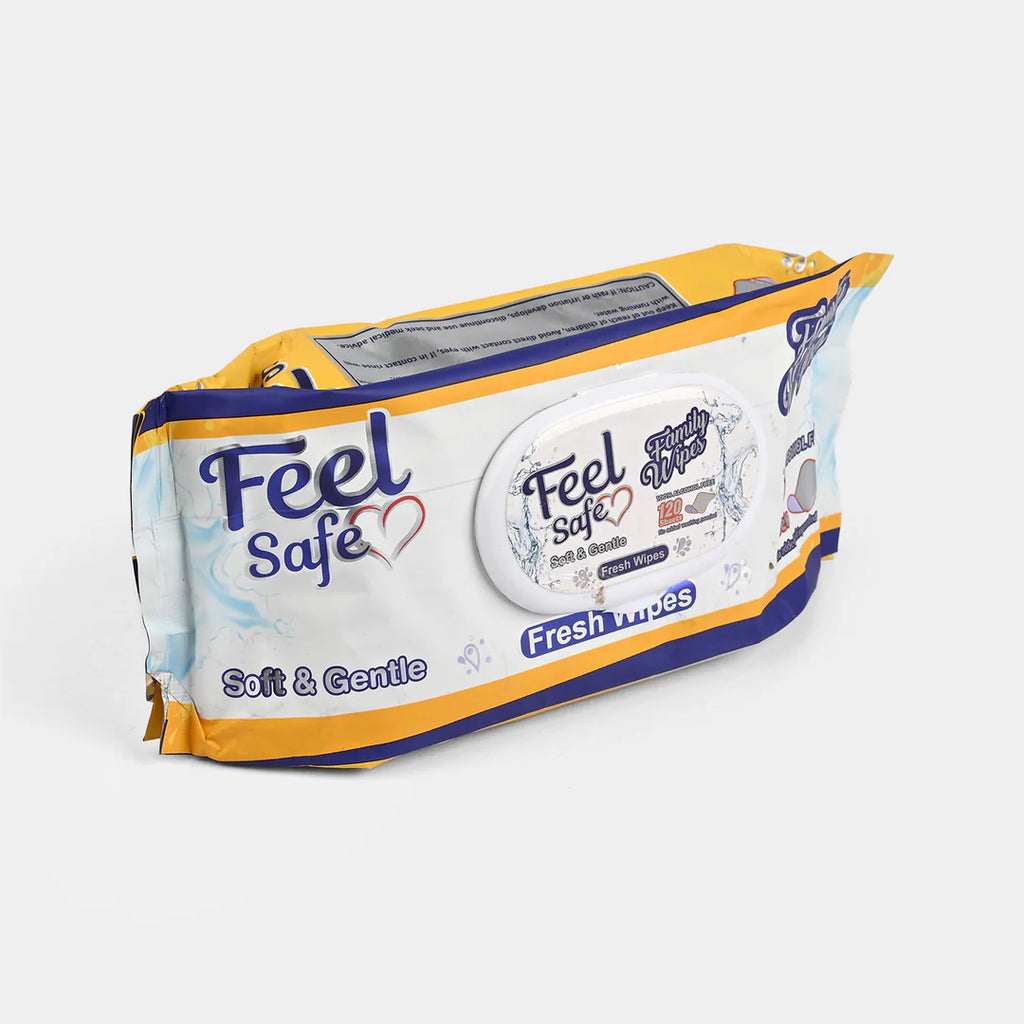 Feel Safe Baby Wipes - 120 Sheets