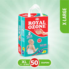 Royal Ozone Baby Diapers - 50pc